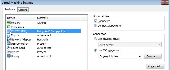 boot usb iso vmware