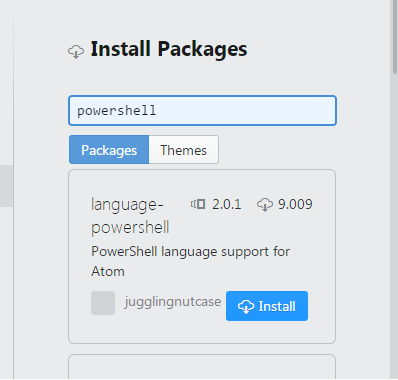 Configure proxy settings of the Atom Editor