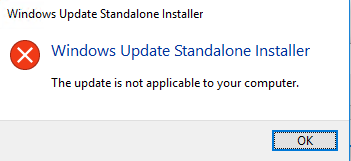 windows 10 update failed to install 1607