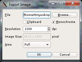 Eagle Export Image Parameters