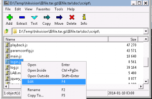 hikvision 7-zip Edit login.js