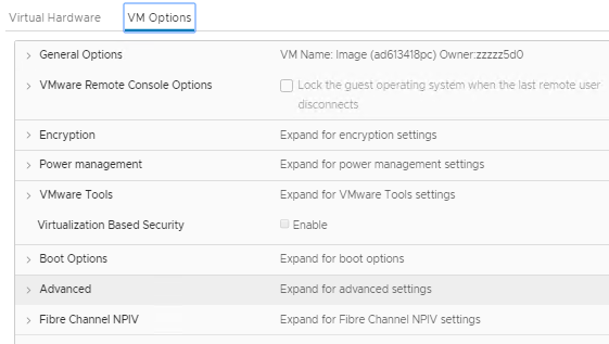 vmware lsusb not showing