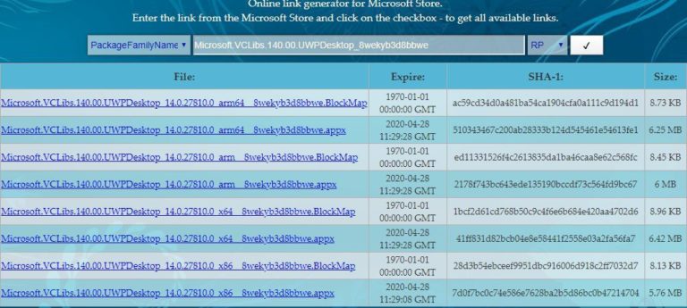 download microsoft store appx package
