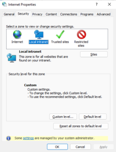 Internet Control Panel